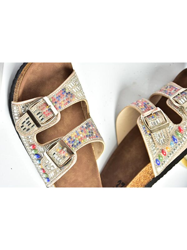 S7775283 Bej Kadın Terlik - Görsel 4