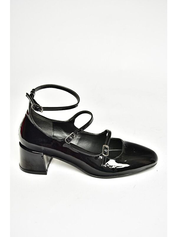 Siyah Kadın Topuklu Ayakkabı - Görsel 2