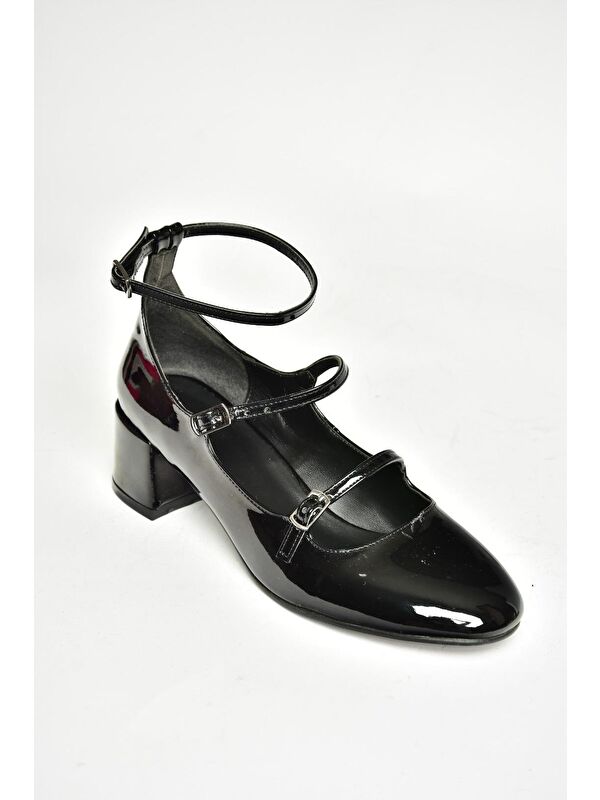 Siyah Kadın Topuklu Ayakkabı - Görsel 3