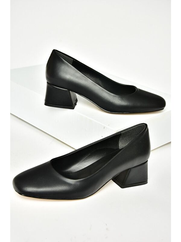 T7528270 Siyah Kadın Topuklu Ayakkabı - Görsel 4