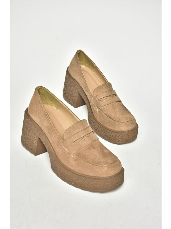 T9961520 Vizon Kadın Topuklu Ayakkabı - Görsel 4