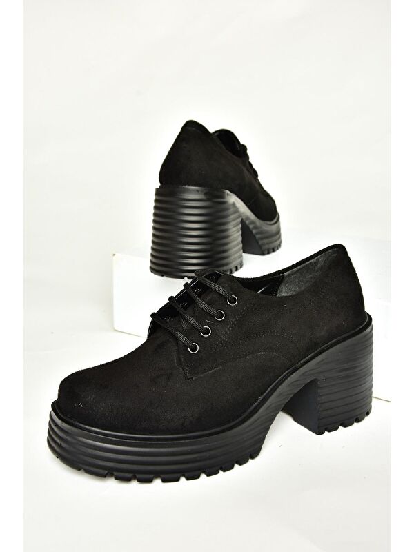 R9960540 Siyah Kadın Topuklu Ayakkabı - Görsel 3