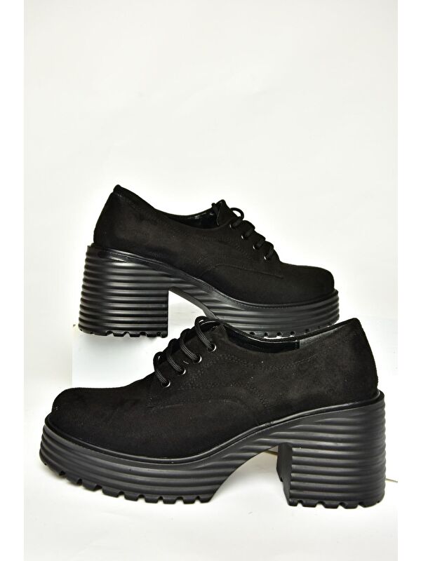 R9960540 Siyah Kadın Topuklu Ayakkabı - Görsel 4