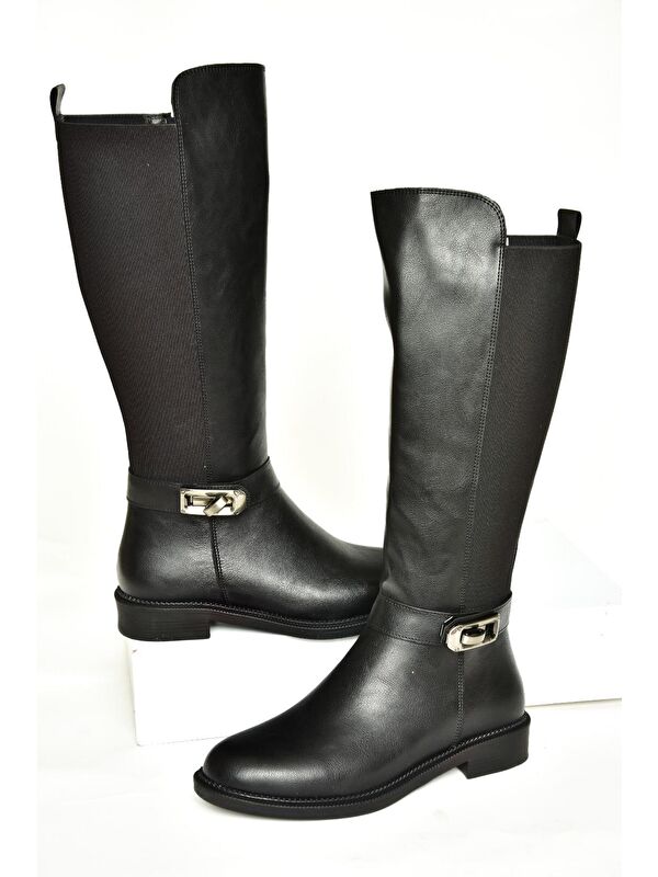 Fox Shoes T8208802 Siyah Kadın Çizme