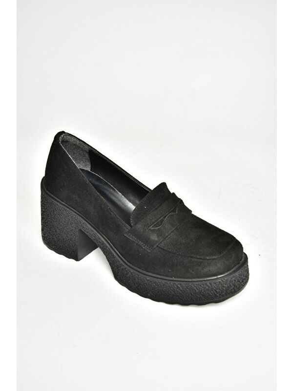 Siyah Kadın Topuklu Ayakkabı - Görsel 3