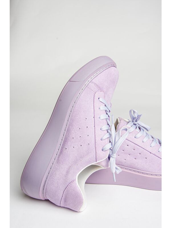 P6020450 Lila Kadın Sneakers - Görsel 3