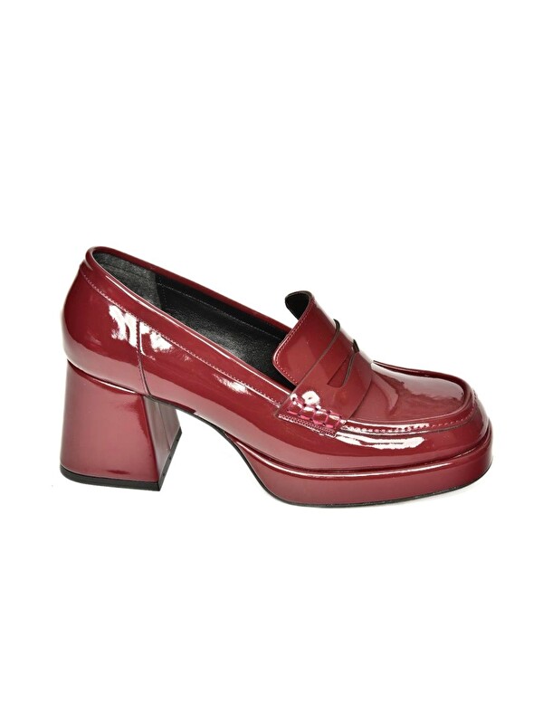 Fox Shoes T5690137 Bordo Kadın Topuklu Ayakkabı