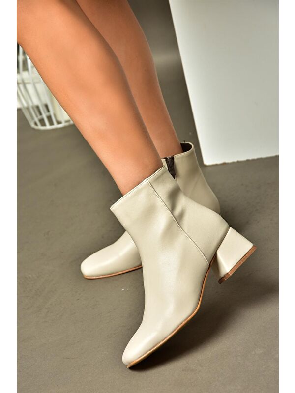 R6540124 Bej Kadın Bot - Görsel 3