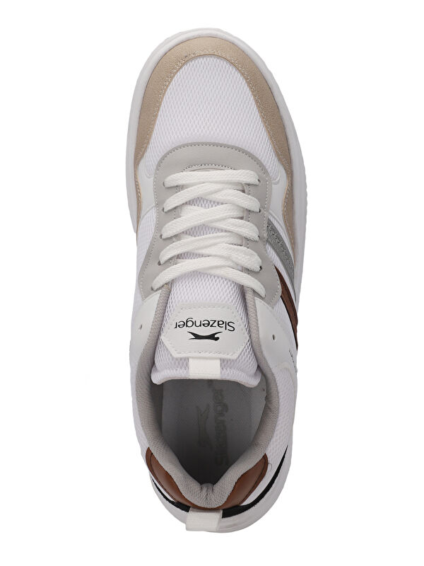 MEGA I Erkek Beyaz / Kahve Günlük Spor Ayakkabısı - Görsel 6