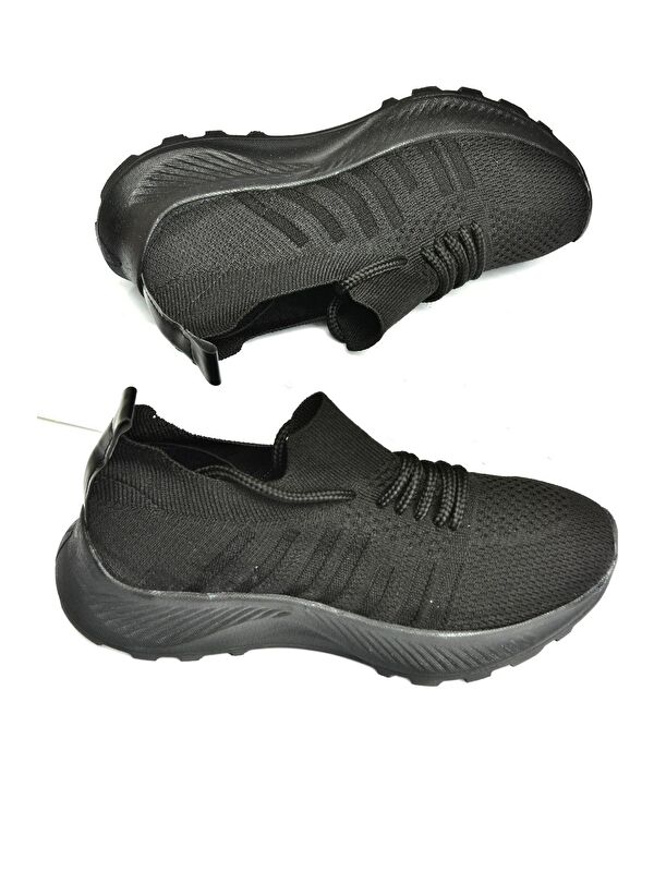 U2390040 Siyah Kadın Sneakers - Görsel 4