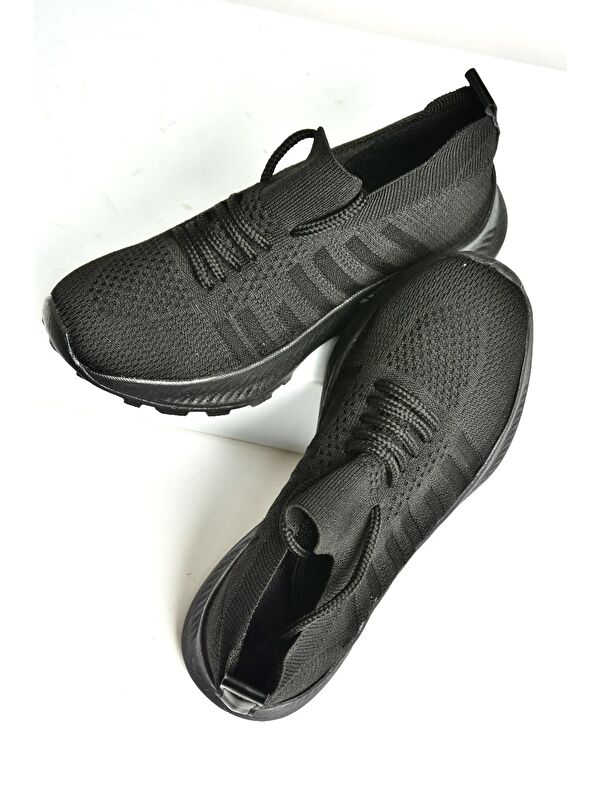U2390040 Siyah Kadın Sneakers - Görsel 5