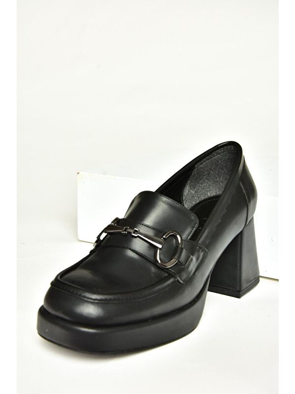 T5696138 Siyah Kadın Topuklu Ayakkabı - Görsel 2