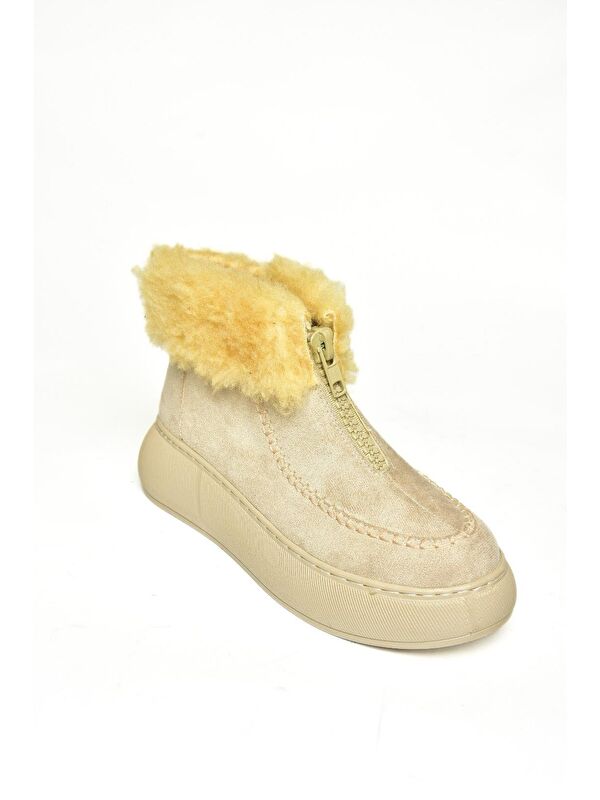 T811231102 Bej Kadın Bot - Görsel 3