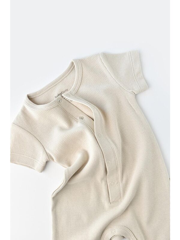 BabyCosy Organic  Organik Kısa Kollu Tulum csyw1012