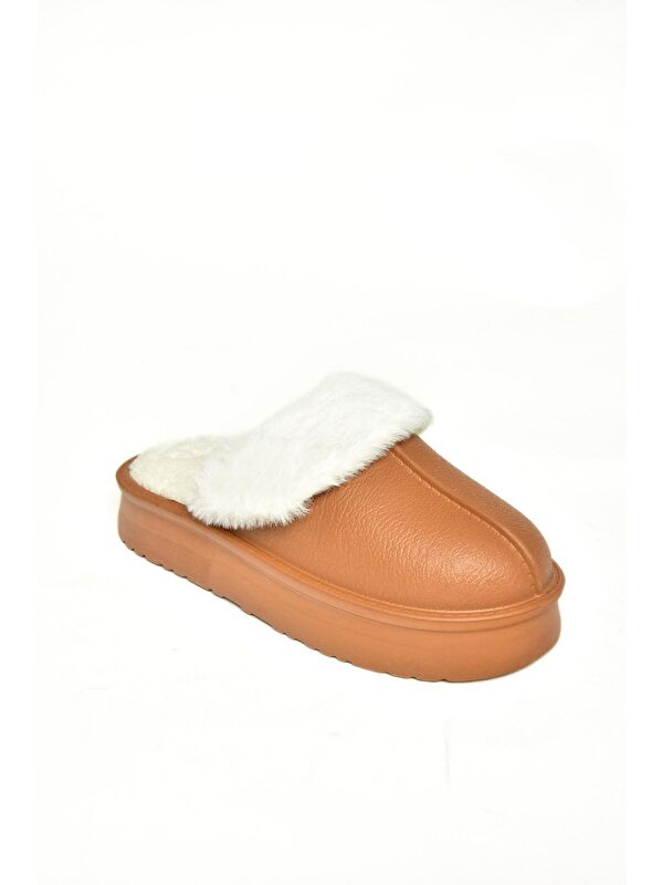 T918264209 Kahverengi Kadın Terlik - Görsel 3