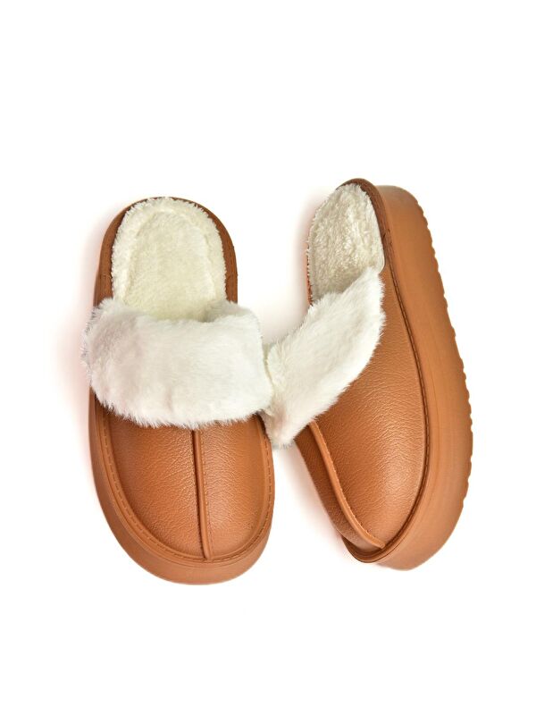 T918264209 Kahverengi Kadın Terlik - Görsel 7