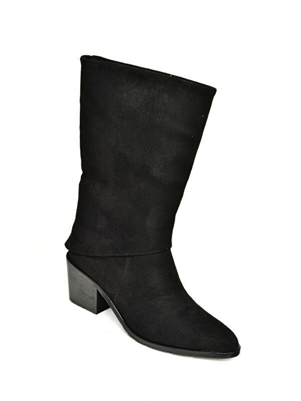 T936042502 Siyah Kadın Bot - Görsel 3