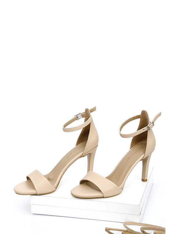 TEN İnce Ökçeli Platformlu Bantlı Kadın Topuklu Ayakkabı37804 - Görsel 3