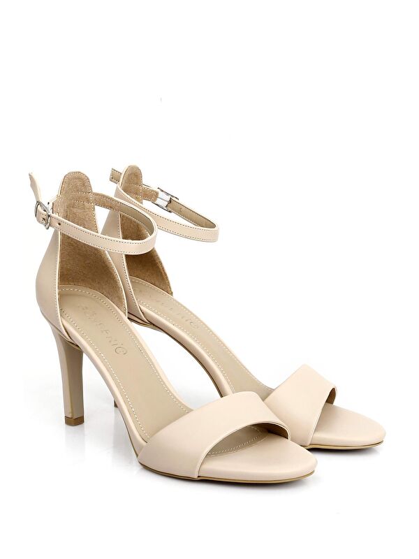 TEN İnce Ökçeli Platformlu Bantlı Kadın Topuklu Ayakkabı37804 - Görsel 5