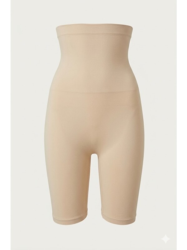 C&City C12014 Kadın Double Korse Boxer Ten