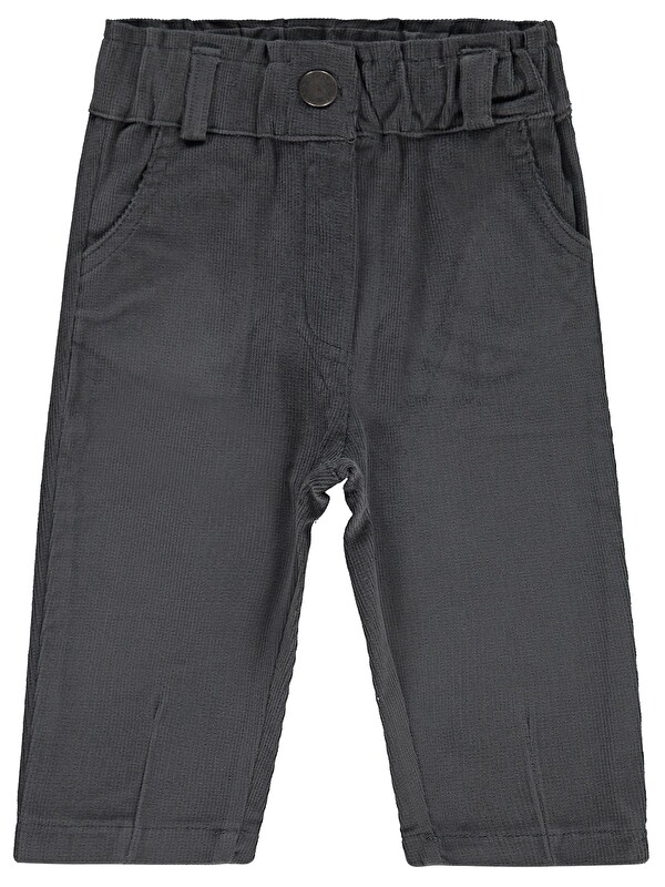 Civil Baby Basic 6-18 Ay Pantolon - Gri 6-9 Ay