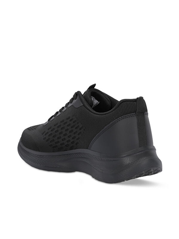 LEMAR Erkek Siyah / Siyah Koşu & Yürüyüş Spor Ayakkabısı - Görsel 4