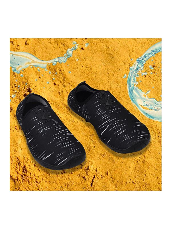 Hayal Çok Amaçlı Plaj ve Deniz Ayakkabısı Siyah - Görsel 5