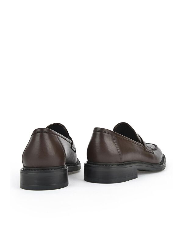 Hakiki Deri Erkek Ayakkabı 133744Z2386 Kahve - Görsel 6