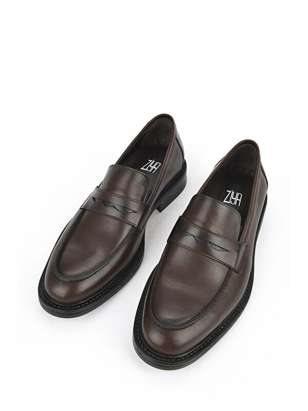 Hakiki Deri Erkek Ayakkabı 133744Z2386 Kahve - Görsel 7