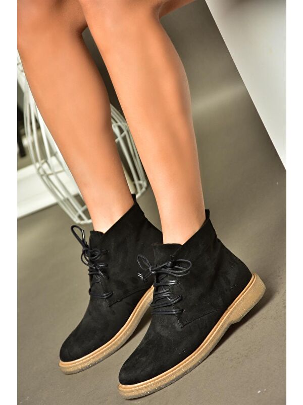 R3749232 Siyah Kadın Bot - Görsel 4