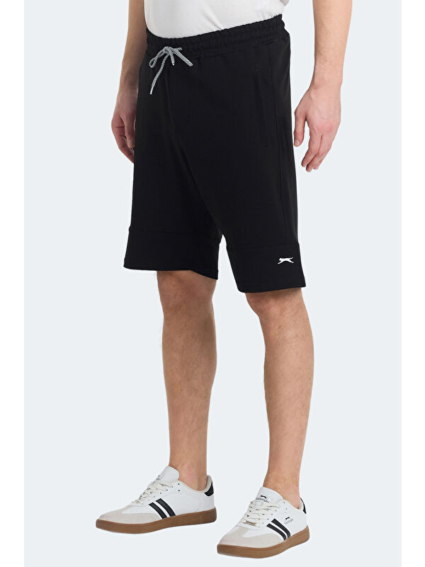 SLAZENGER NORA Erkek Cepli Siyah Şort