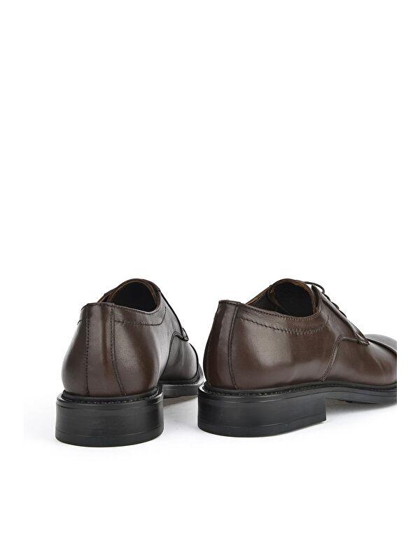 Hakiki Deri Erkek Ayakkabı 133744Z2381 Kahve - Görsel 6