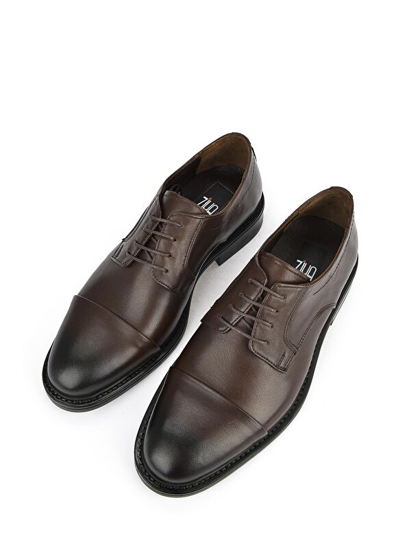 Hakiki Deri Erkek Ayakkabı 133744Z2381 Kahve - Görsel 8