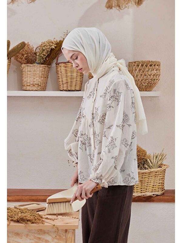 Fresh Scarfs Bambu Şal İnci