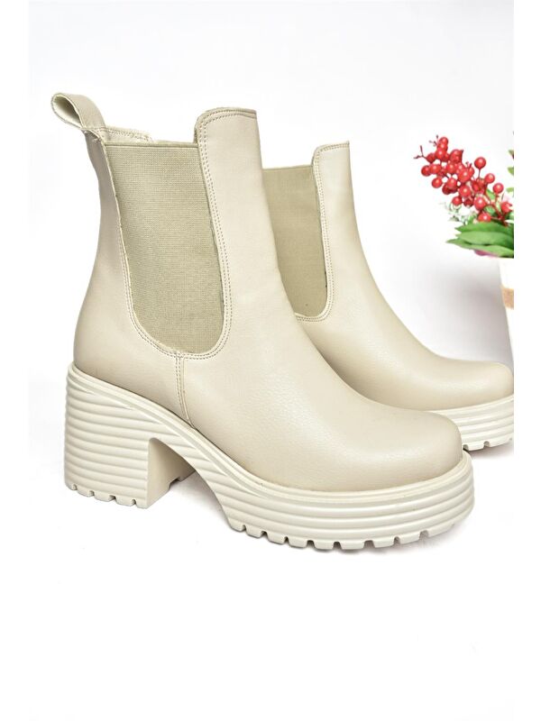 R9960200 Bej Kadın Bot - Görsel 6