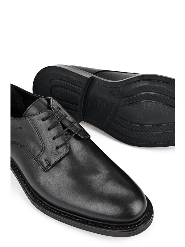 Hakiki Deri Erkek Ayakkabı 133744Z2380 Siyah - Görsel 7