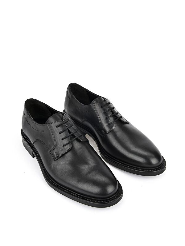 Hakiki Deri Erkek Ayakkabı 133744Z2380 Siyah - Görsel 8