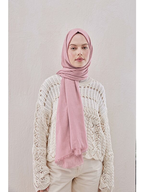 Fresh Scarfs Bambu Şal Uçuk Pembe