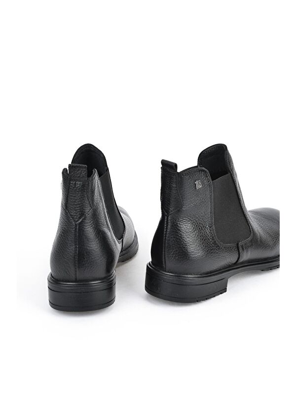 Erkek Hakiki Deri Bot 133447Z101 Siyah - Görsel 6