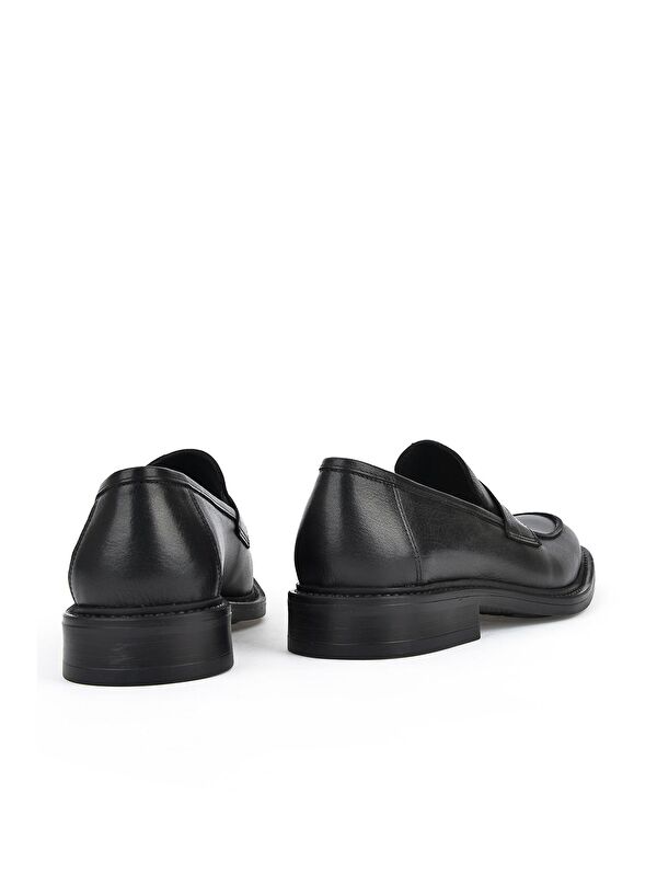 Hakiki Deri Erkek Ayakkabı 133744Z2386 Siyah - Görsel 6