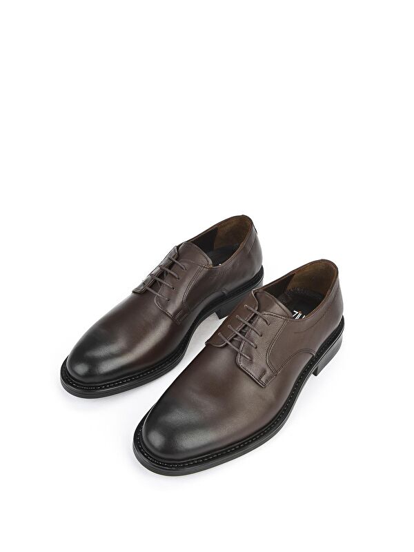 Hakiki Deri Erkek Ayakkabı 133744Z2380 Kahve - Görsel 9