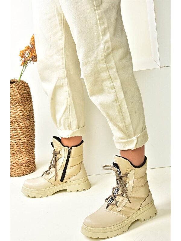 L2745050 Bej Kadın Bot - Görsel 3