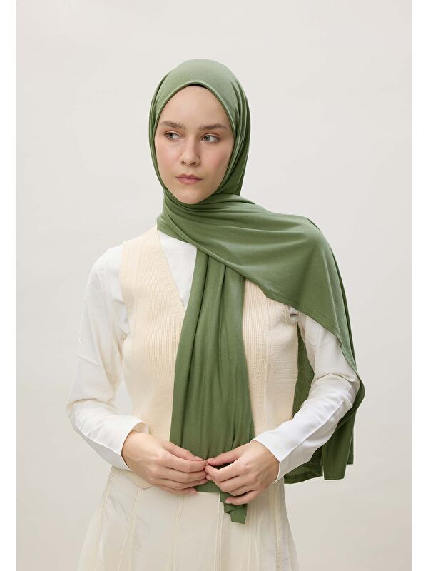 Fresh Scarfs Penye Şal Çam Yeşili