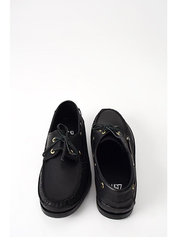 Hakiki Deri Erkek Günlük Ayakkabı 131423Z291 Siyah - Görsel 8