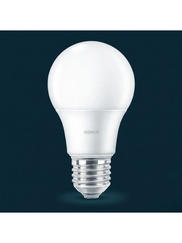 Osram A60 8,5W Led Value Cla60 806Lm E27 3'Lü Ampul - Beyaz Işık - Beyaz - 6x10,5 cm