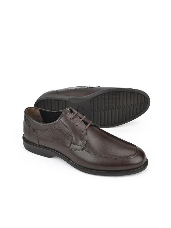 Erkek Hakiki Deri Ayakkabı 13192 16783 Kahve - Görsel 5