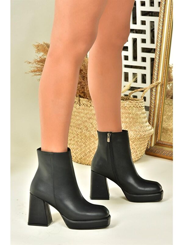 N2821908 Siyah Kadın Bot - Görsel 3
