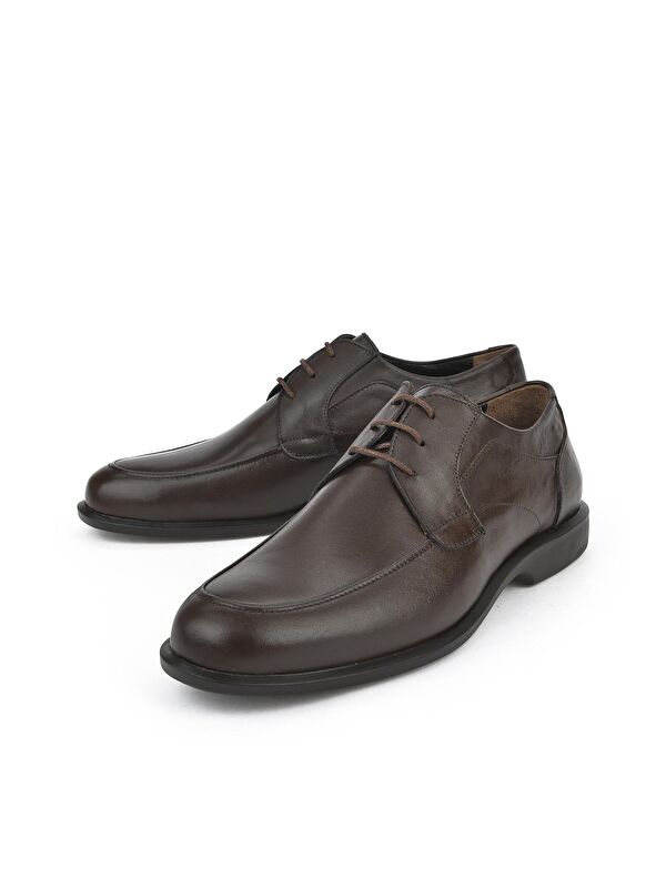 Erkek Hakiki Deri Ayakkabı 13192 16783 Kahve - Görsel 6