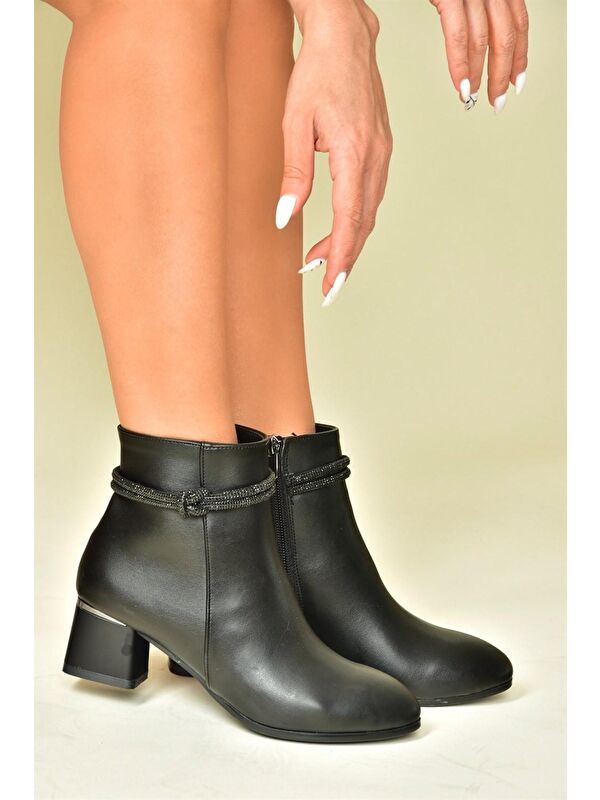 N2510350 Siyah Kadın Bot - Görsel 3
