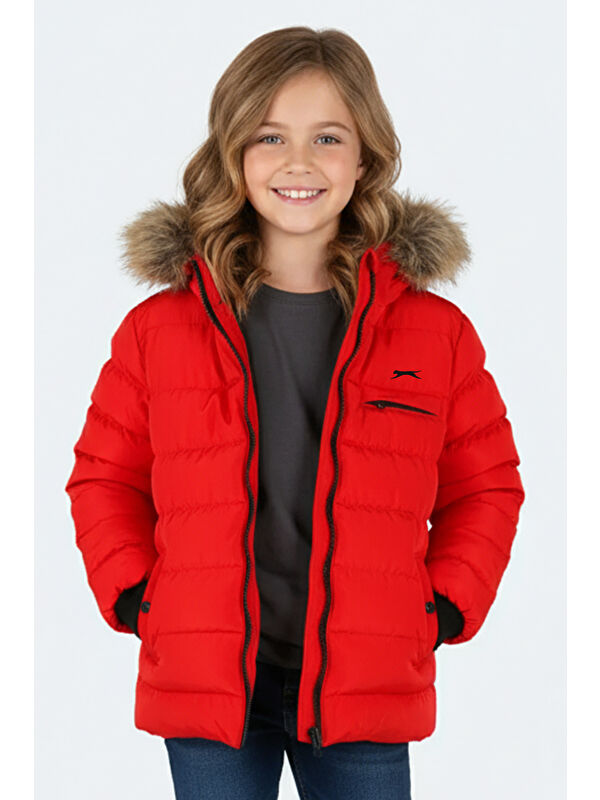 SLAZENGER CALISTO NEW Unisex Çocuk Mont Kırmızı